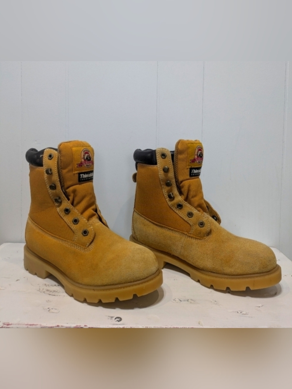 Brahma Boss Work Boot Size 7 Thinsulate Leather Heavy Duty Construction‎